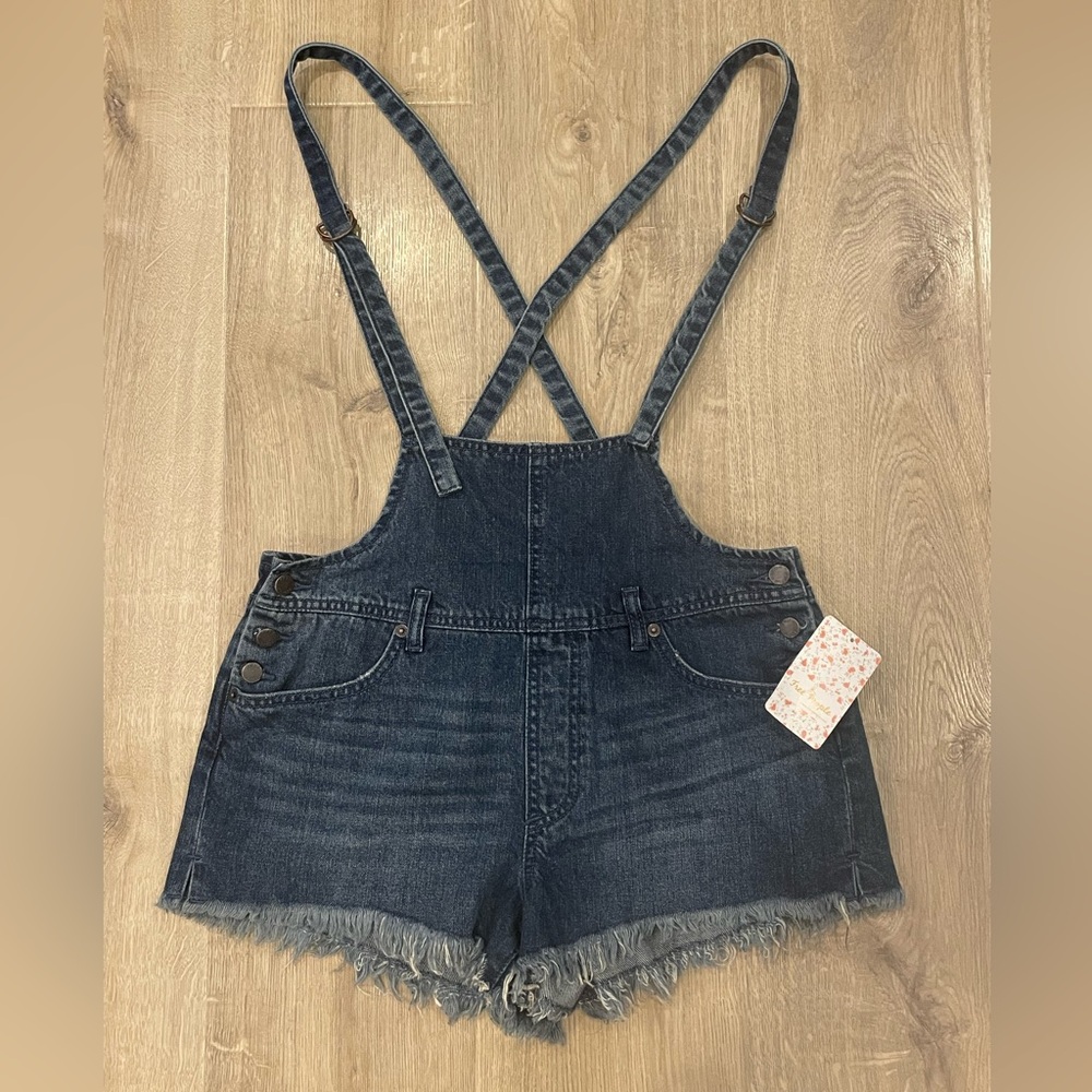 Free People Overall Shorts